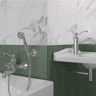 Смеситель для ванны Paini Duomo 88CR105KM хром